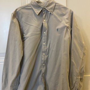 Gray Polo Button-Down